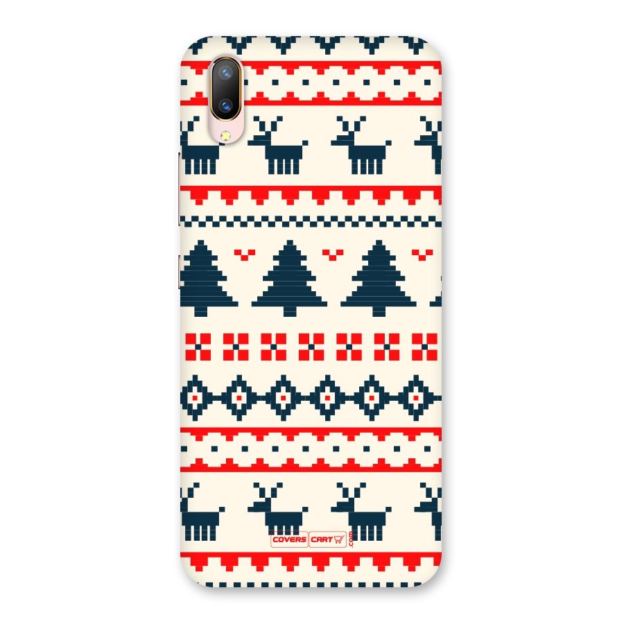 Christmas Design Pattern Back Case for Vivo V11 Pro