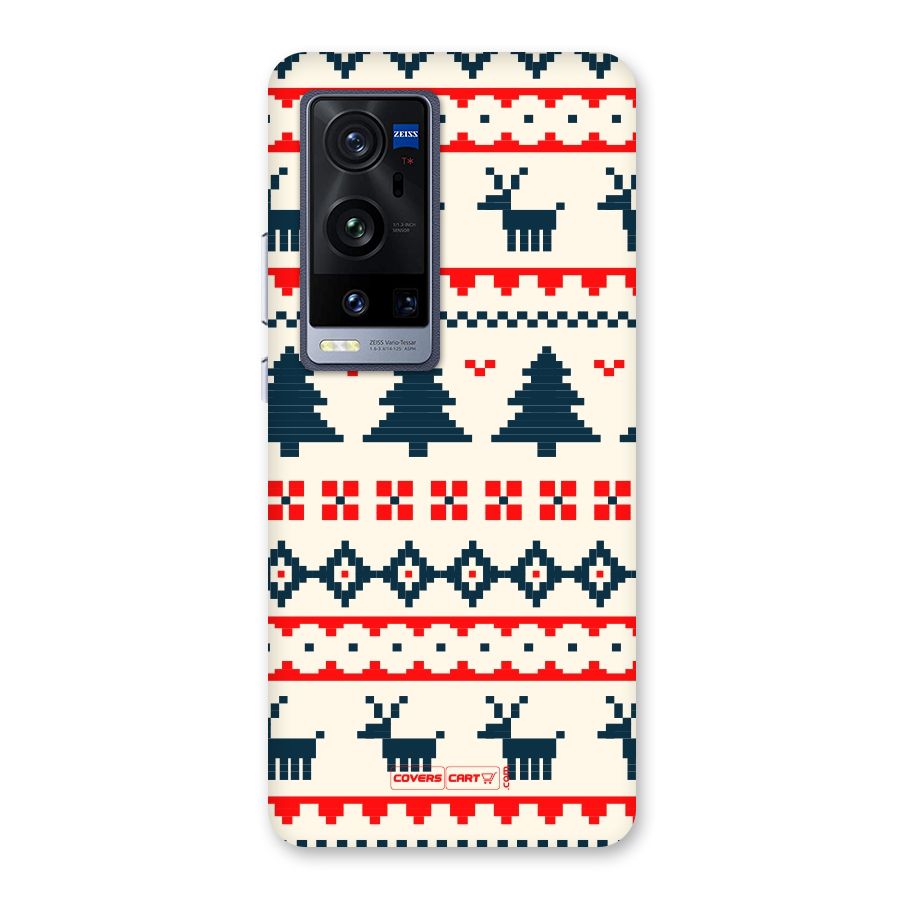 Christmas Design Pattern Back Case for Vivo X60 Pro Plus