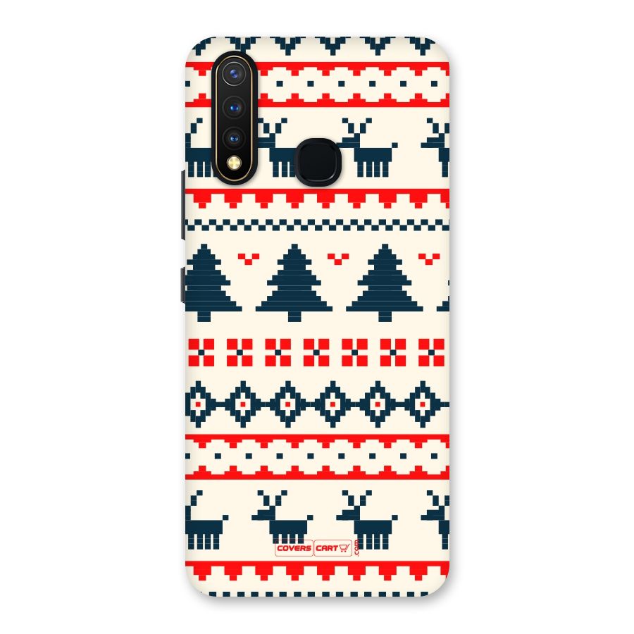 Christmas Design Pattern Back Case for Vivo Y19