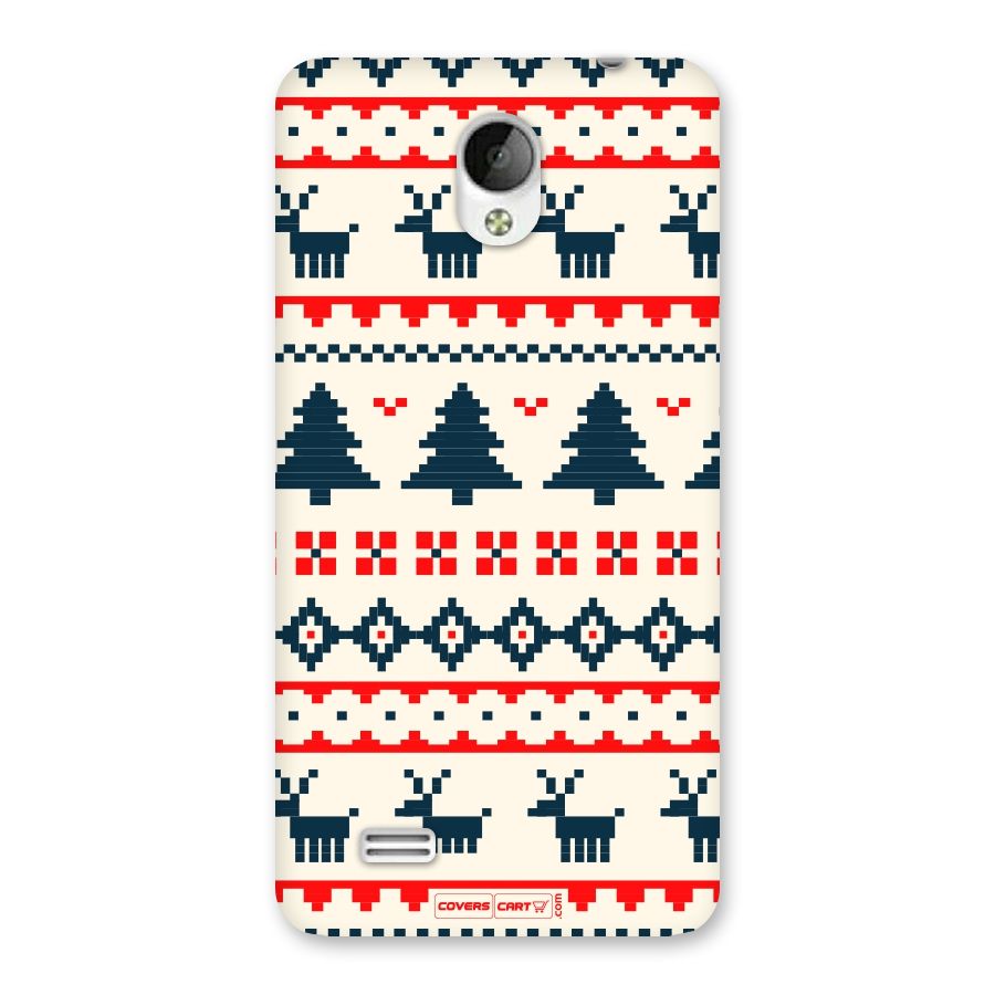 Christmas Design Pattern Back Case for Vivo Y21