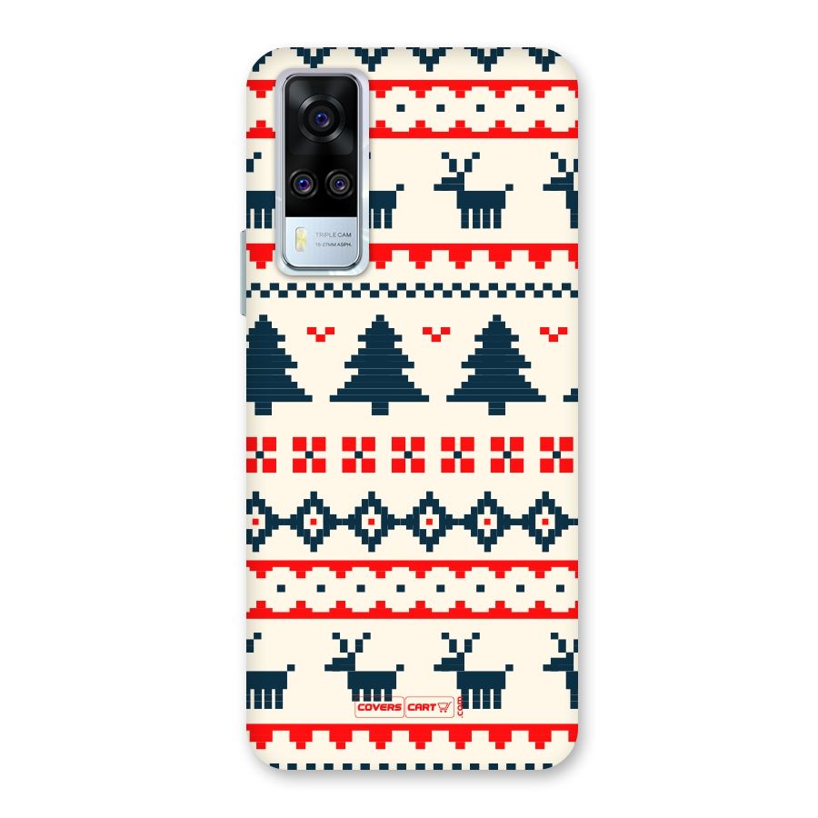 Christmas Design Pattern Back Case for Vivo Y31