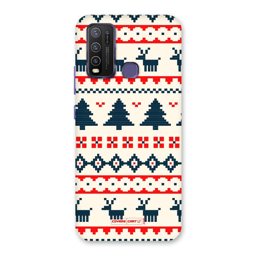 Christmas Design Pattern Back Case for Vivo Y50