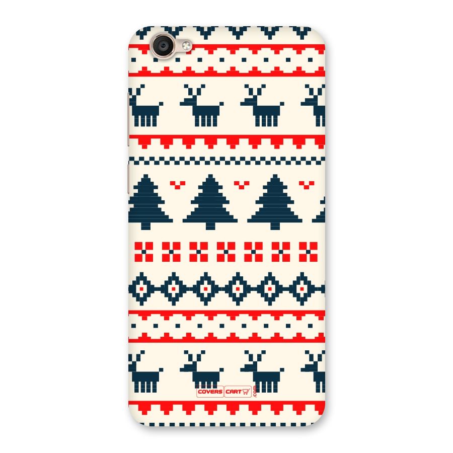 Christmas Design Pattern Back Case for Vivo Y55s