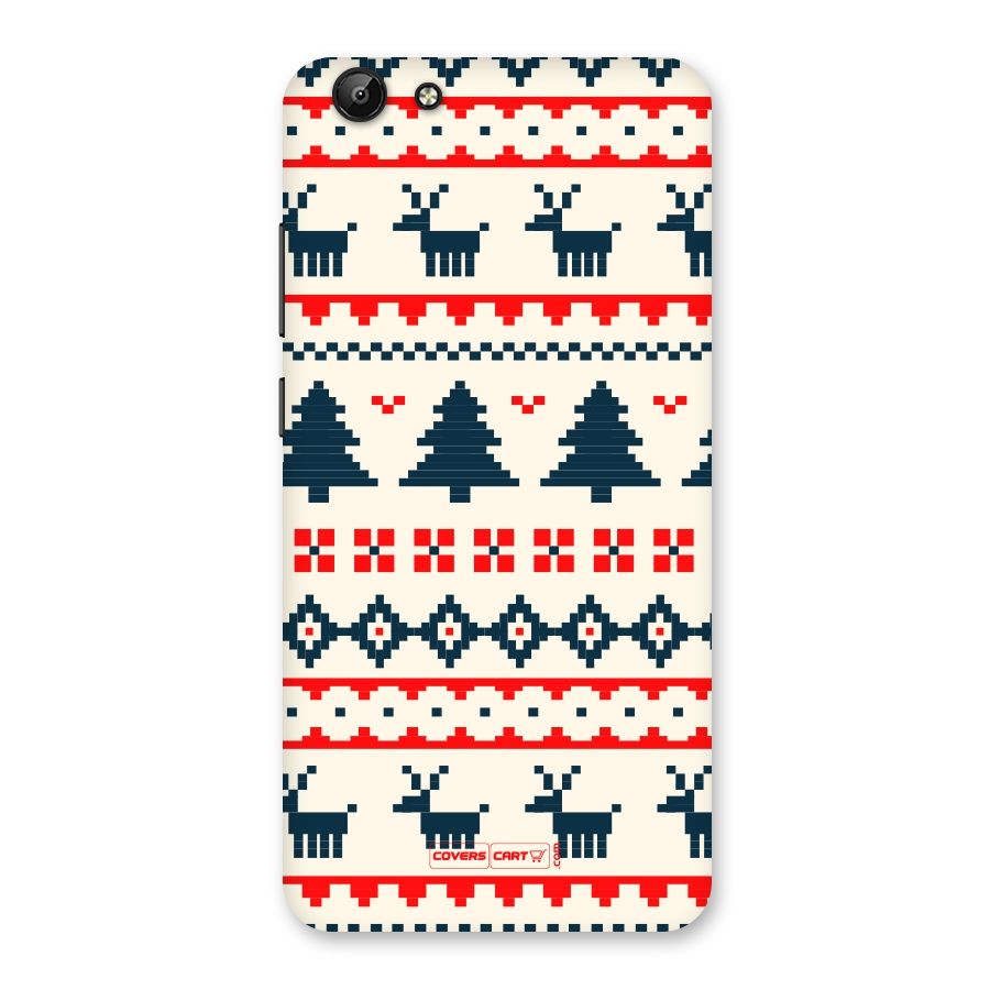 Christmas Design Pattern Back Case for Vivo Y69