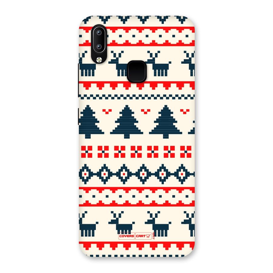 Christmas Design Pattern Back Case for Vivo Y93