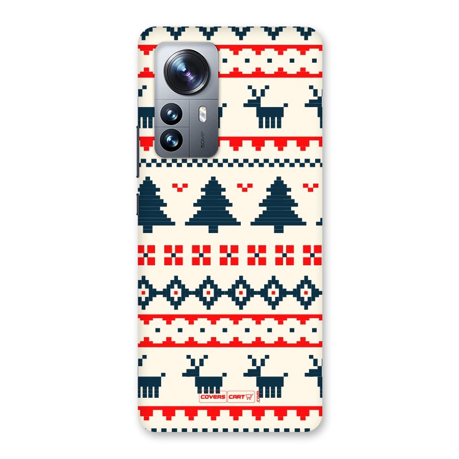 Christmas Design Pattern Back Case for Xiaomi 12 Pro