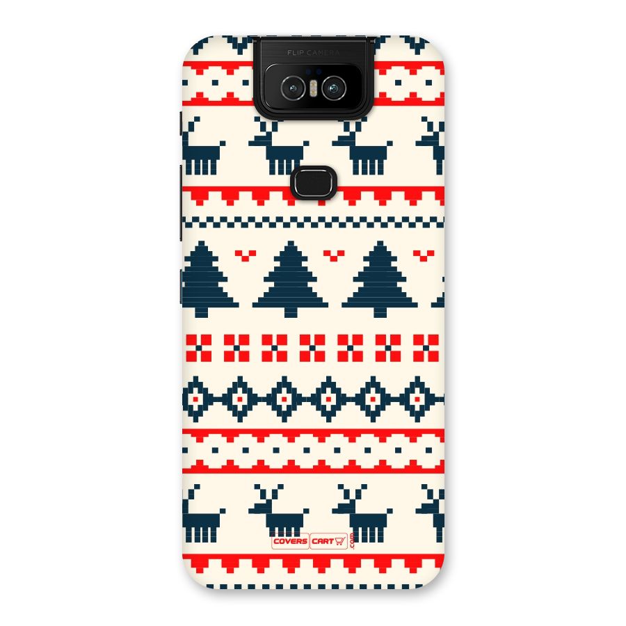 Christmas Design Pattern Back Case for Zenfone 6z