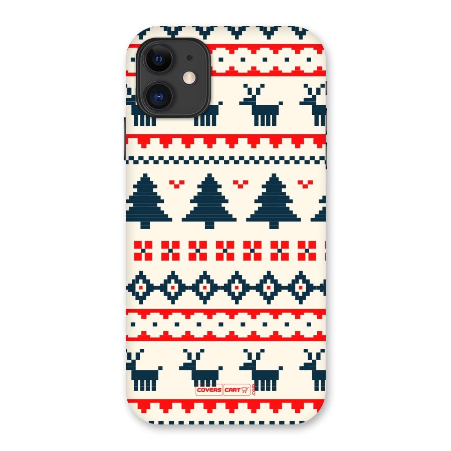 Christmas Design Pattern Back Case for iPhone 11