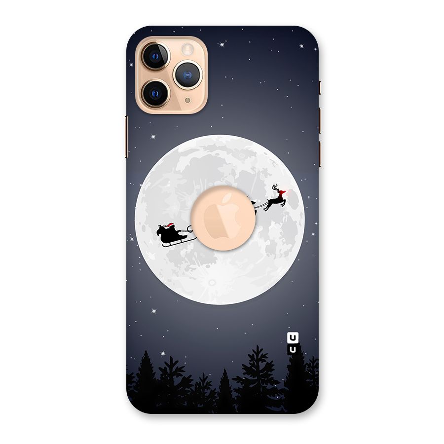 Christmas Nightsky Back Case for iPhone 11 Pro Max Logo Cut