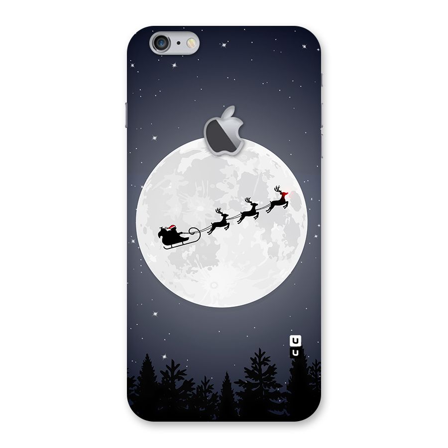 Christmas Nightsky Back Case for iPhone 6 Plus 6S Plus Logo Cut
