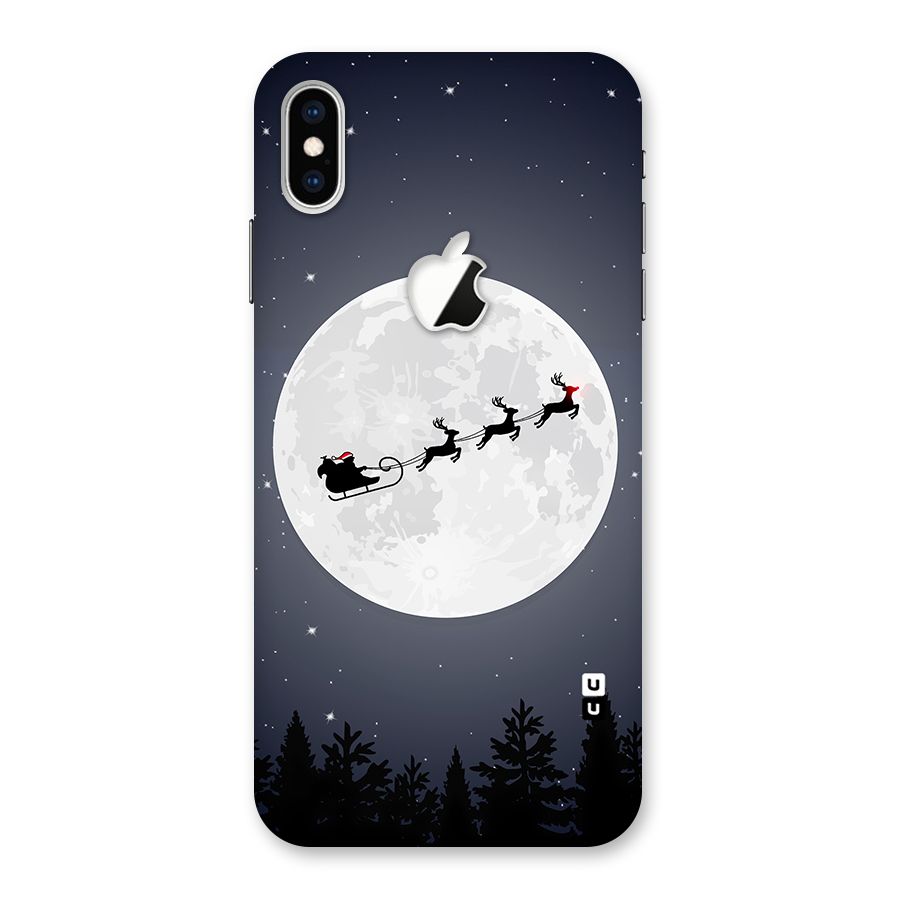 Christmas Nightsky Back Case for iPhone XS Max Apple Cut