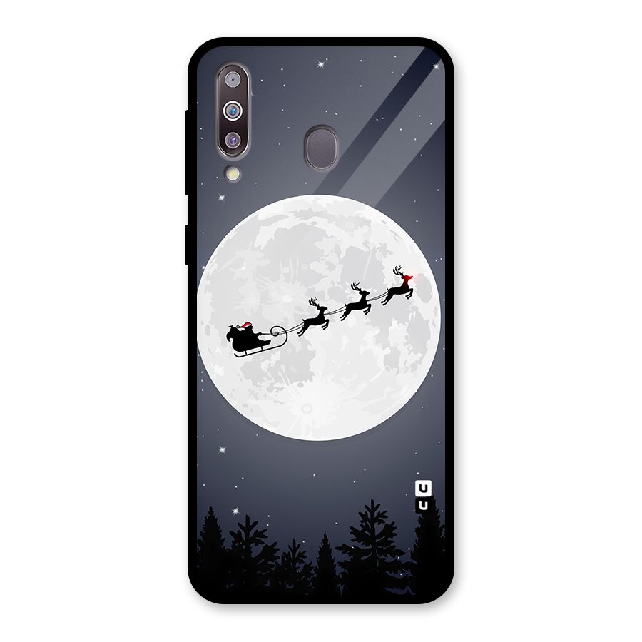 Christmas Nightsky Glass Back Case for Galaxy M30