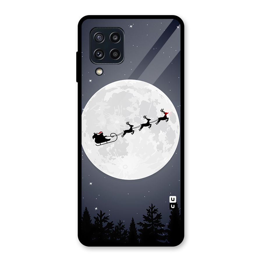 Christmas Nightsky Glass Back Case for Galaxy M32