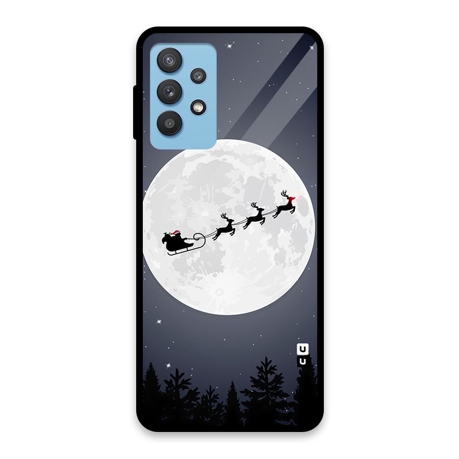 Christmas Nightsky Glass Back Case for Galaxy M32 5G