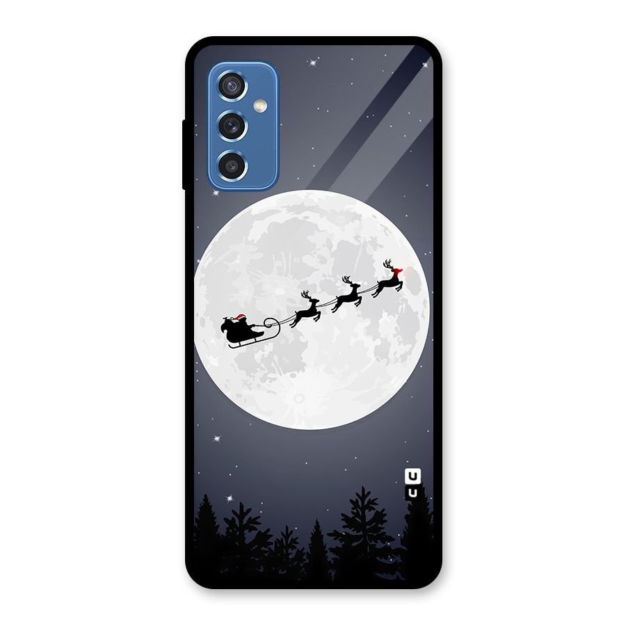 Christmas Nightsky Glass Back Case for Galaxy M52 5G