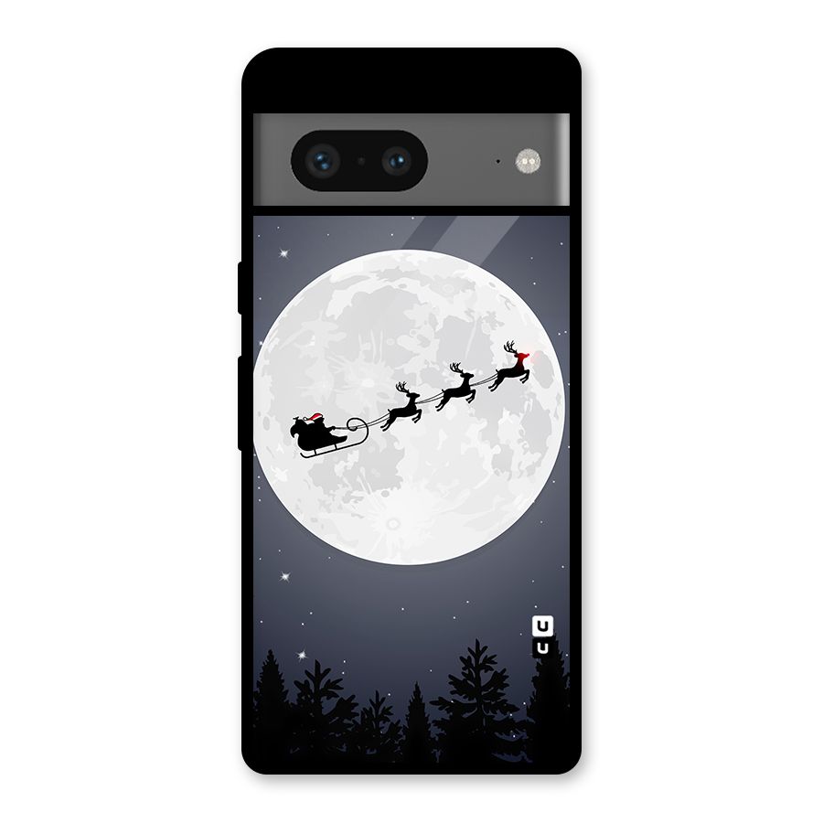 Christmas Nightsky Glass Back Case for Google Pixel 7