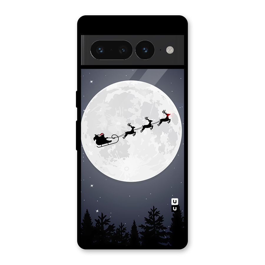 Christmas Nightsky Glass Back Case for Google Pixel 7 Pro