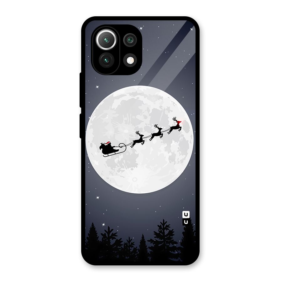 Christmas Nightsky Glass Back Case for Mi 11 Lite NE 5G