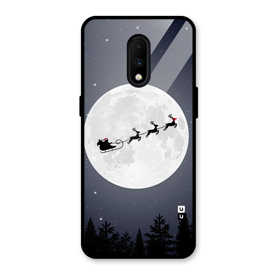 Christmas Nightsky Glass Back Case for OnePlus 7