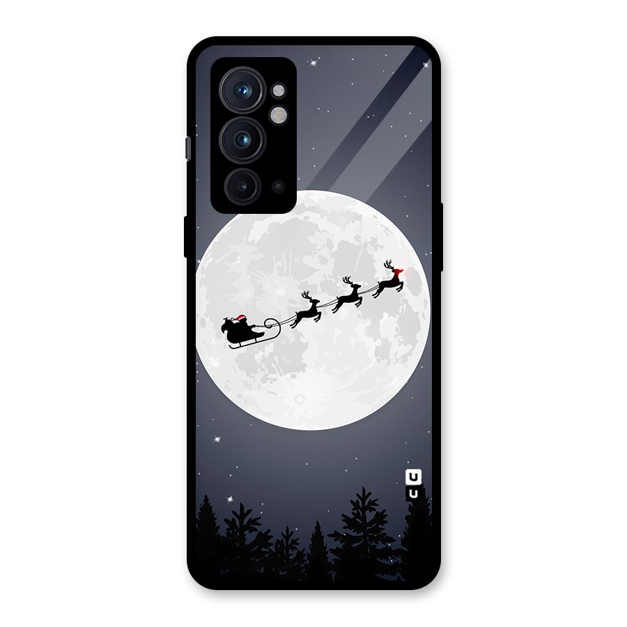 Christmas Nightsky Glass Back Case for OnePlus 9RT 5G