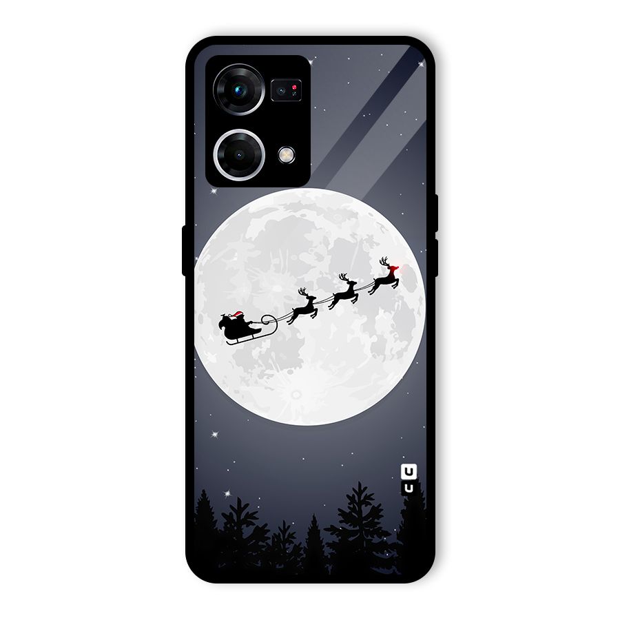 Christmas Nightsky Glass Back Case for Oppo F21 Pro 5G
