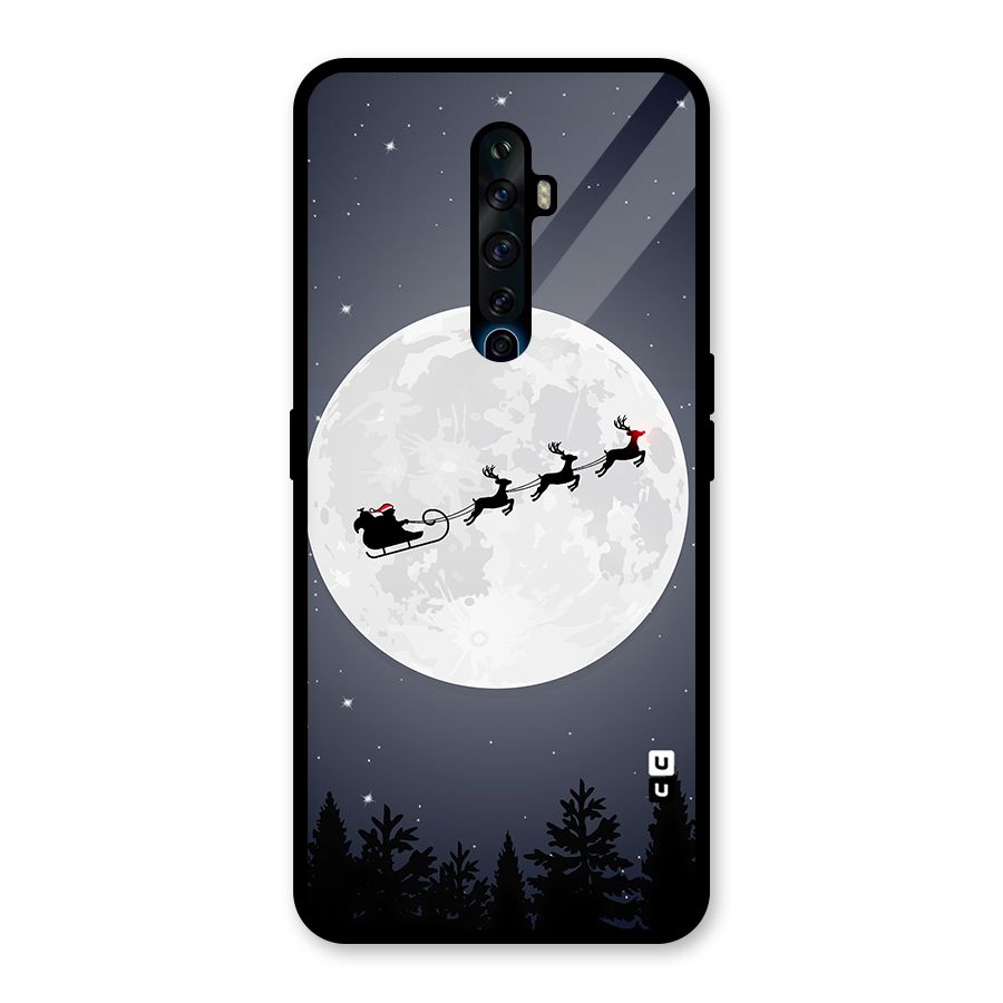 Christmas Nightsky Glass Back Case for Oppo Reno2 F