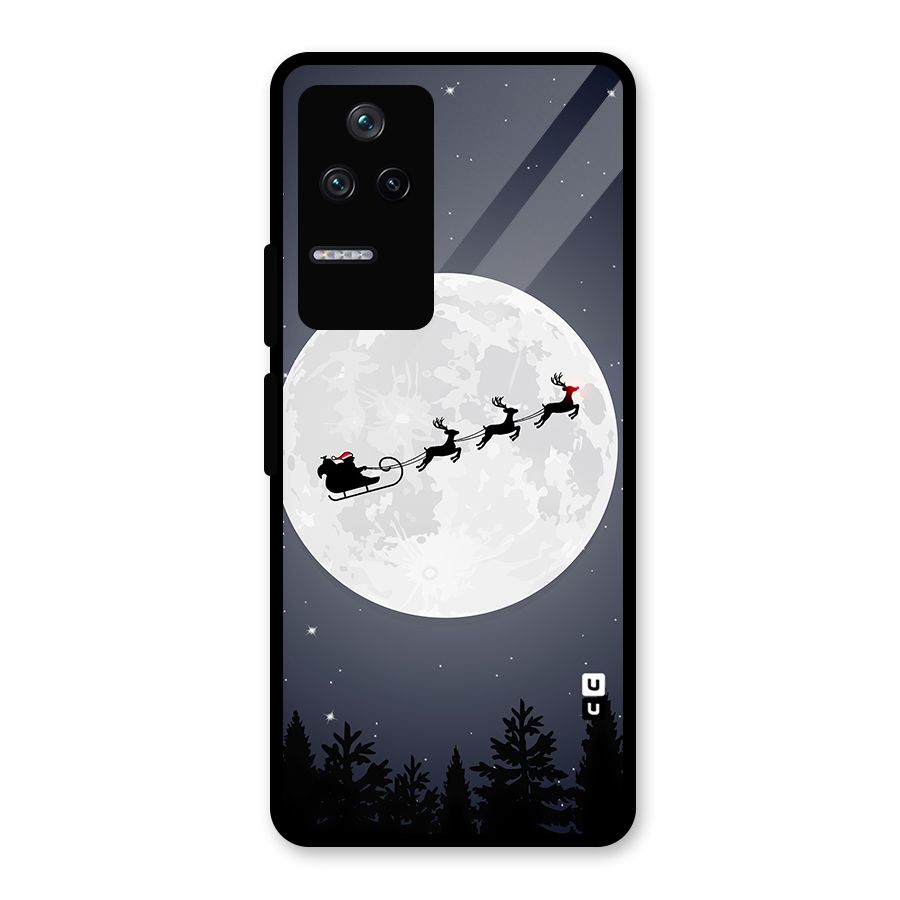 Christmas Nightsky Glass Back Case for Poco F4 5G