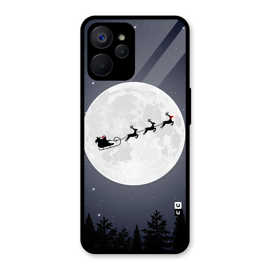 Christmas Nightsky Glass Back Case for Realme 9i 5G
