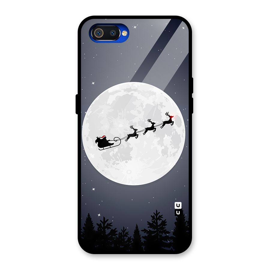 Christmas Nightsky Glass Back Case for Realme C2