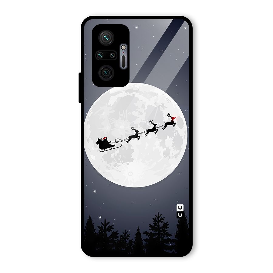Christmas Nightsky Glass Back Case for Redmi Note 10 Pro Max