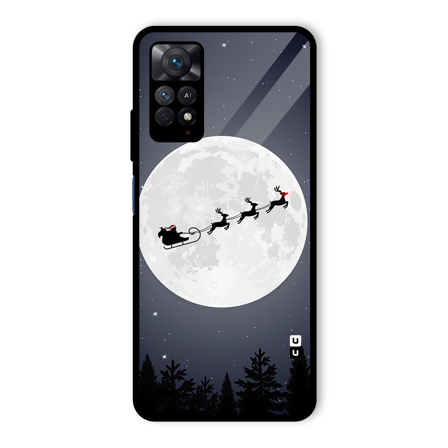 Christmas Nightsky Glass Back Case for Redmi Note 11 Pro