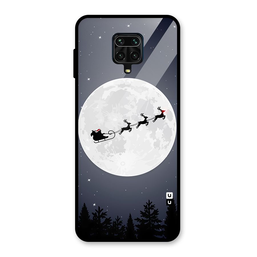Christmas Nightsky Glass Back Case for Redmi Note 9 Pro