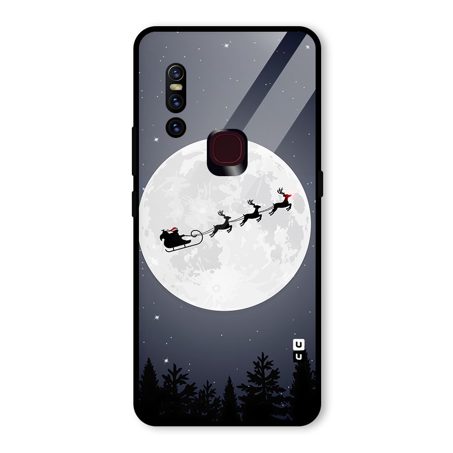 Christmas Nightsky Glass Back Case for Vivo V15