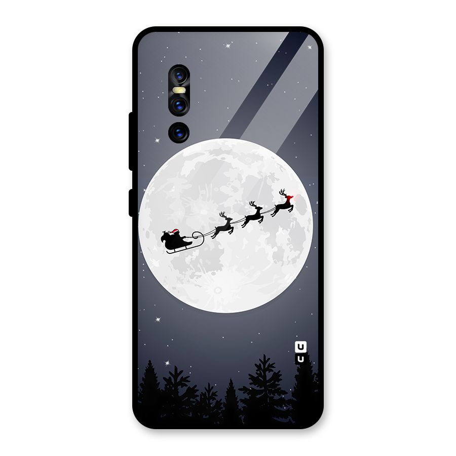 Christmas Nightsky Glass Back Case for Vivo V15 Pro
