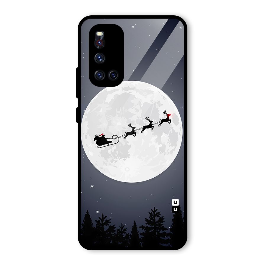Christmas Nightsky Glass Back Case for Vivo V19