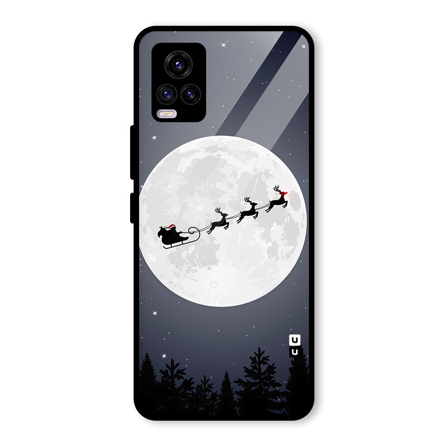 Christmas Nightsky Glass Back Case for Vivo V20
