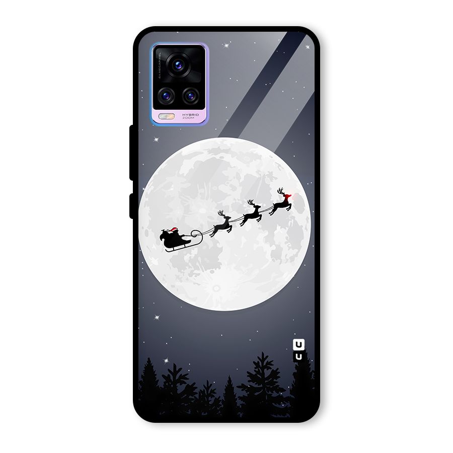 Christmas Nightsky Glass Back Case for Vivo V20 Pro