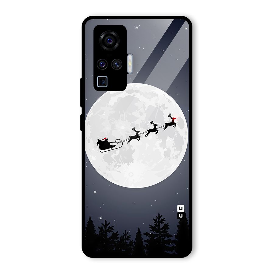 Christmas Nightsky Glass Back Case for Vivo X50 Pro