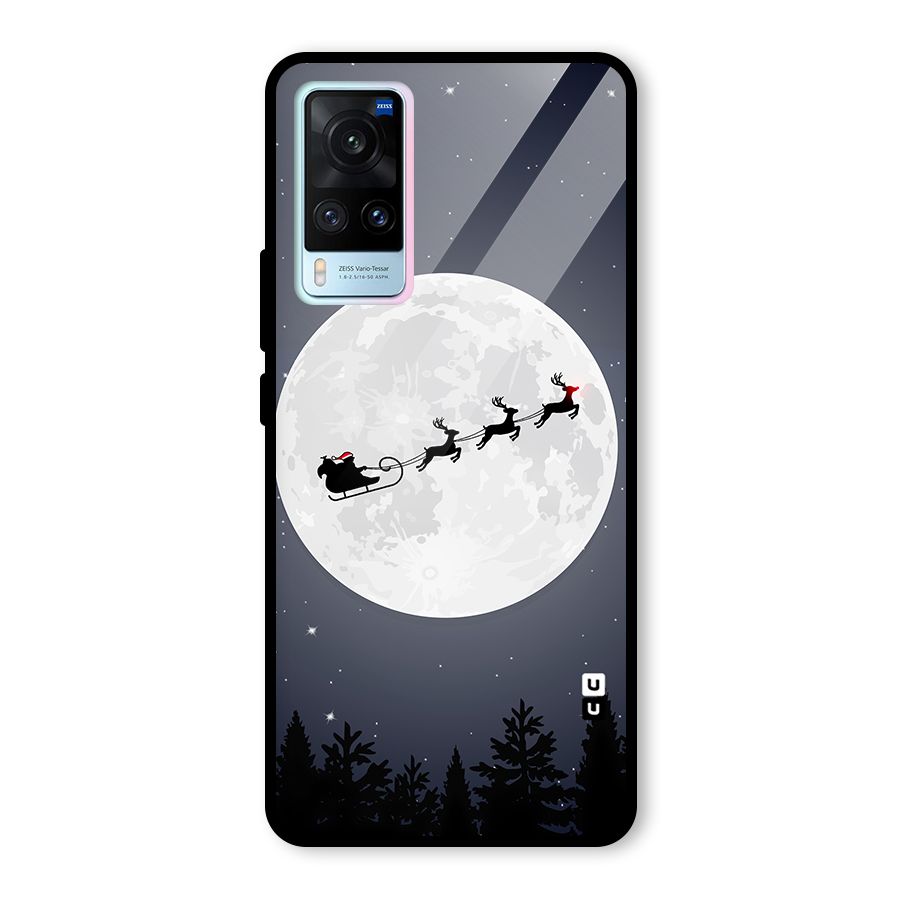 Christmas Nightsky Glass Back Case for Vivo X60