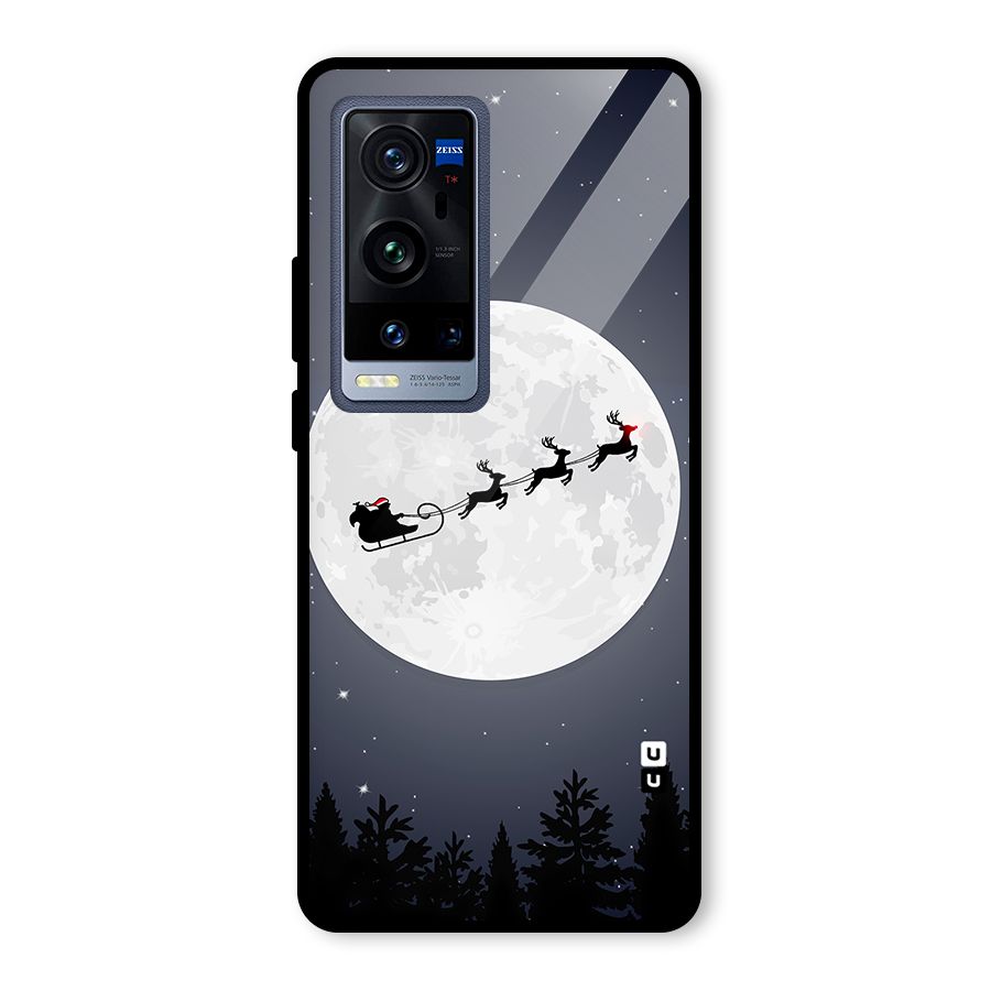 Christmas Nightsky Glass Back Case for Vivo X60 Pro Plus