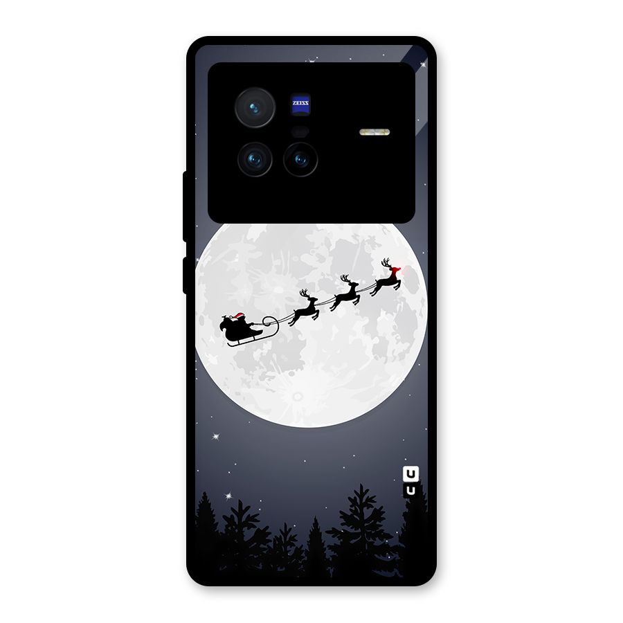 Christmas Nightsky Glass Back Case for Vivo X80