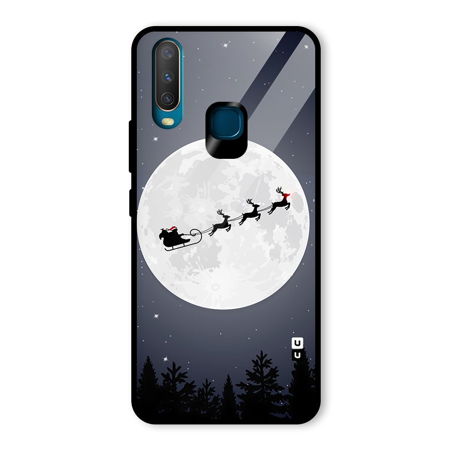 Christmas Nightsky Glass Back Case for Vivo Y15