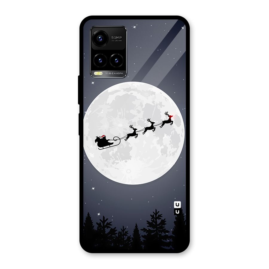 Christmas Nightsky Glass Back Case for Vivo Y21T