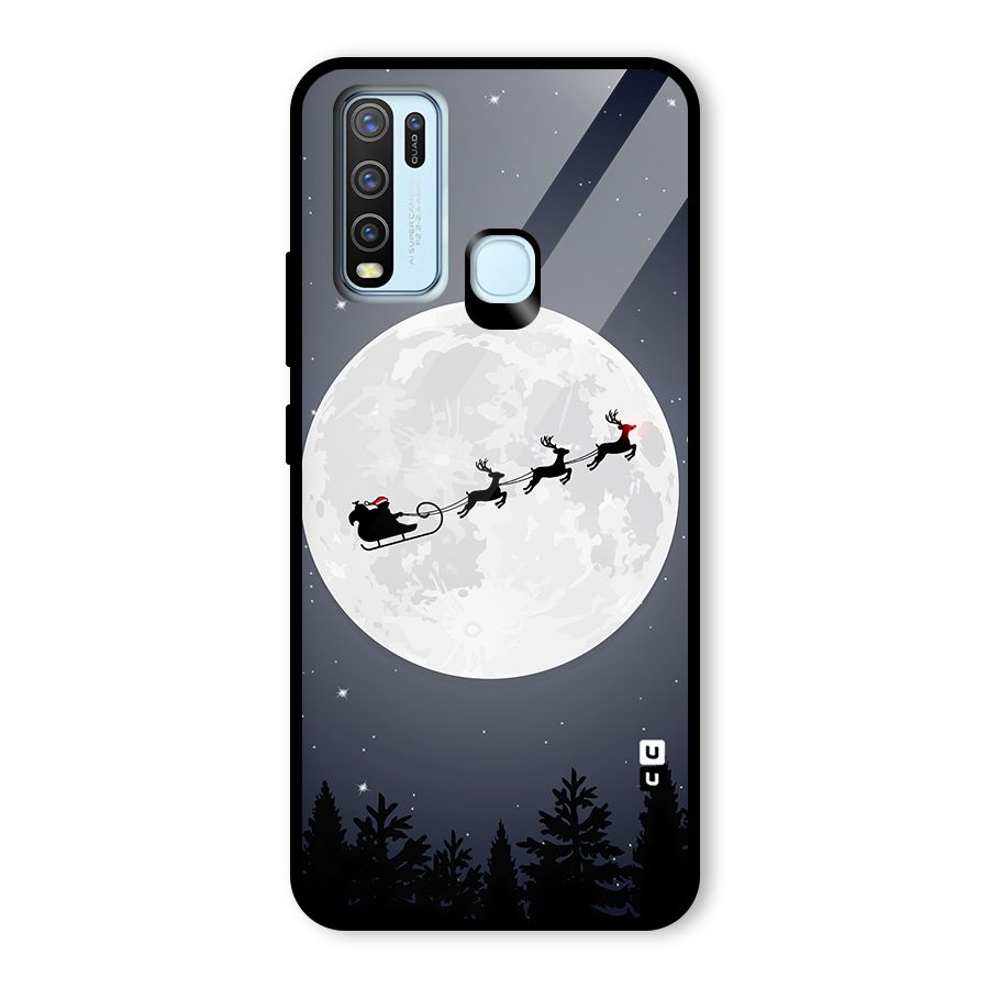 Christmas Nightsky Glass Back Case for Vivo Y30