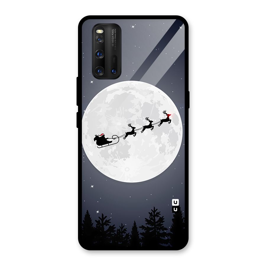 Christmas Nightsky Glass Back Case for Vivo iQOO 3
