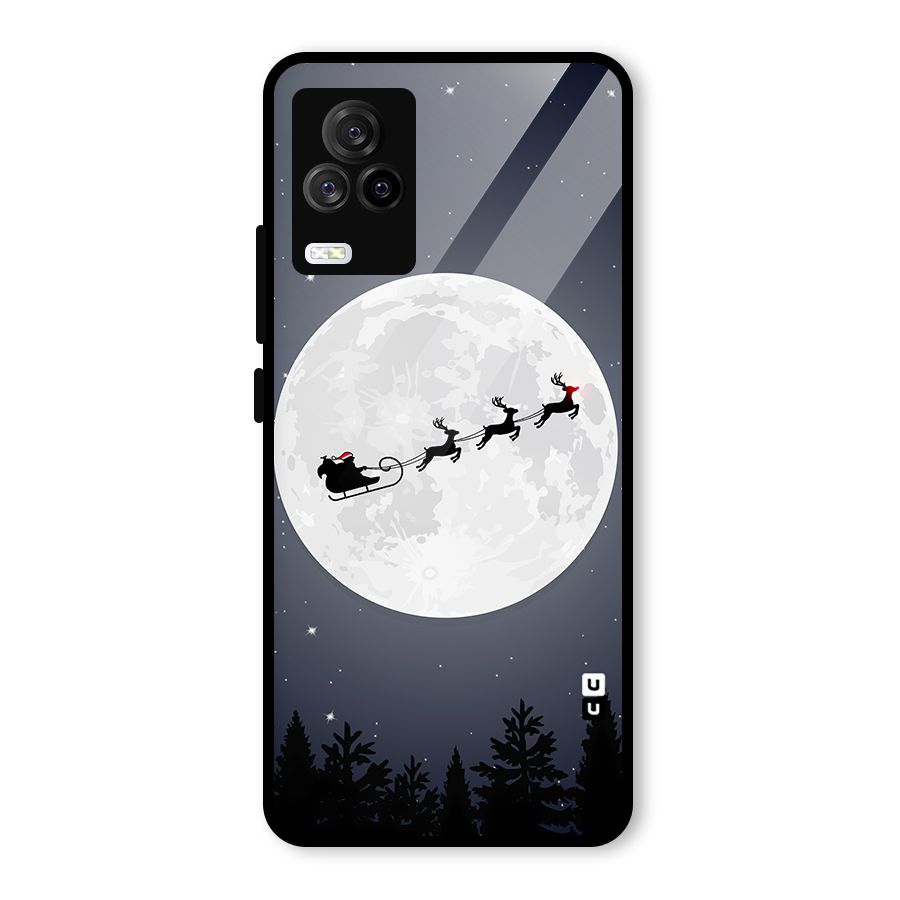 Christmas Nightsky Glass Back Case for Vivo iQOO 7 Legend 5G