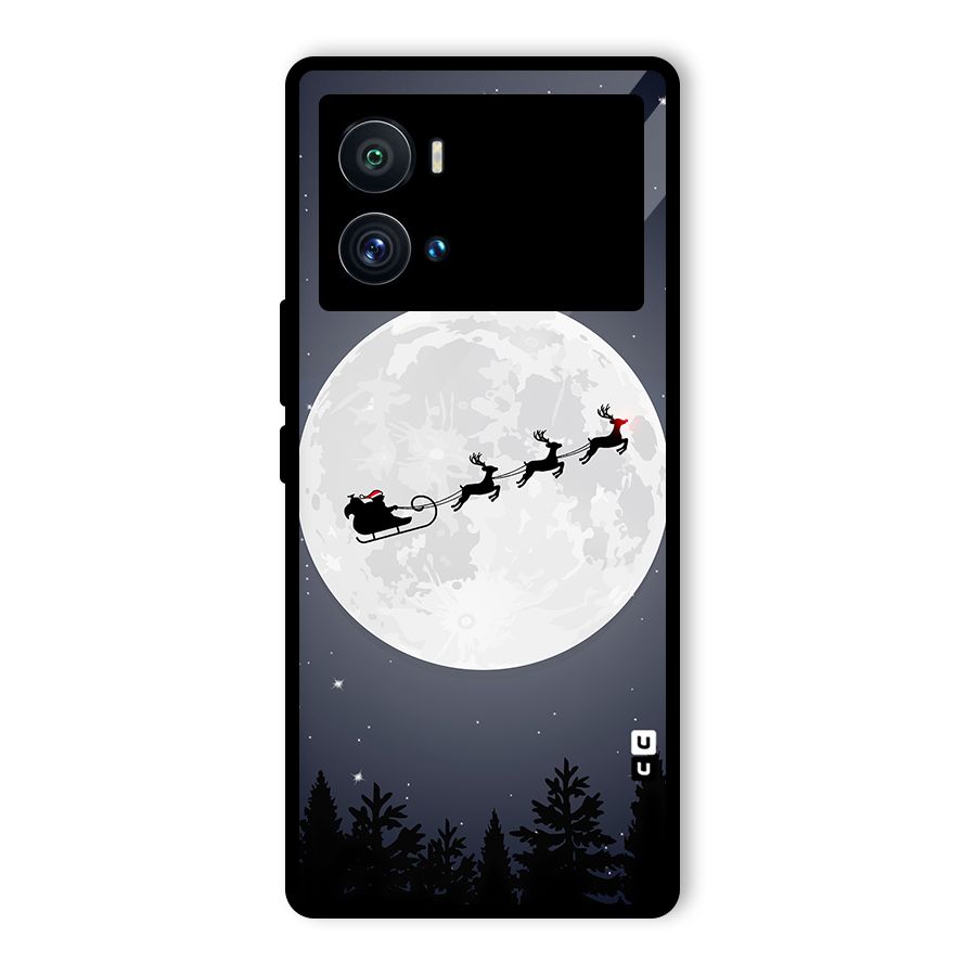 Christmas Nightsky Glass Back Case for Vivo iQOO 9 Pro