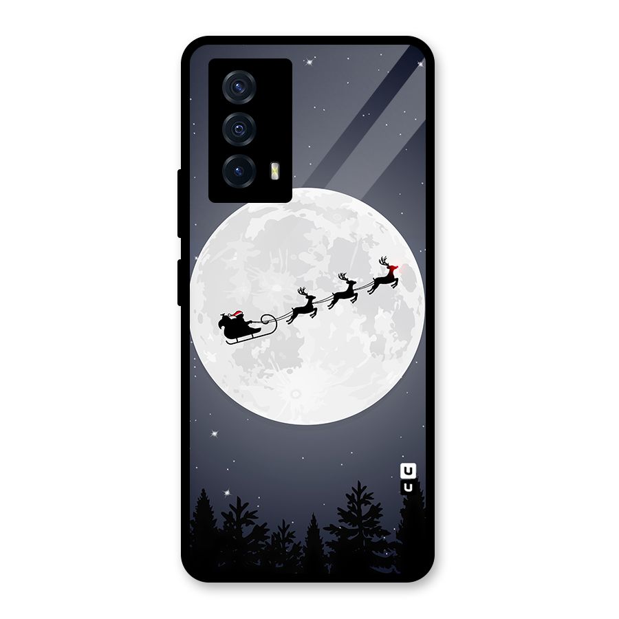 Christmas Nightsky Glass Back Case for Vivo iQOO Z5