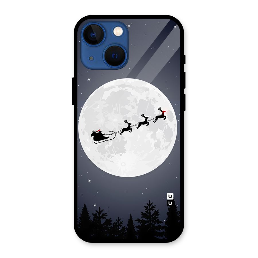 Christmas Nightsky Glass Back Case for iPhone 13 Mini
