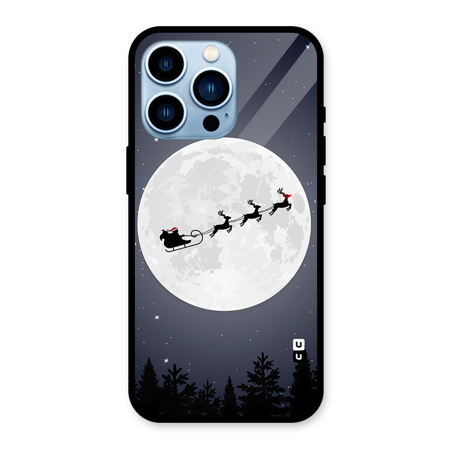 Christmas Nightsky Glass Back Case for iPhone 13 Pro